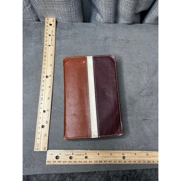 Zondervan Compact Thinline NIV Study Bible Bonded Leather Striped 2006 - Picture 11 of 11